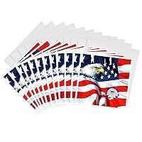 3dRose U.S. Coast Guard - Greeting Cards, 6 x 6 inches, set of 12 (gc_982_2)