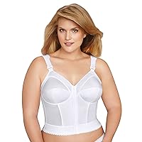 Exquisite Form 5107530 FULLY Slimming Wireless Back & Posture Support Longline Bra with Front Closure