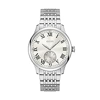 GUESS Factory Silver-Tone Analog Watch