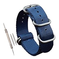 Men's Nylon Watch Band Strap Replacement(18 19 20 21 22 23 24 25 26 28mm)