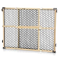 Safety 1st Eco-Friendly Nature Next Bamboo Gate, Bamboo and Black, Fits Spaces between 28