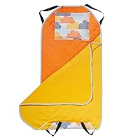 ECR4Kids Nap Mat Companion, Portable Bedding, Tangerine, 1-Piece