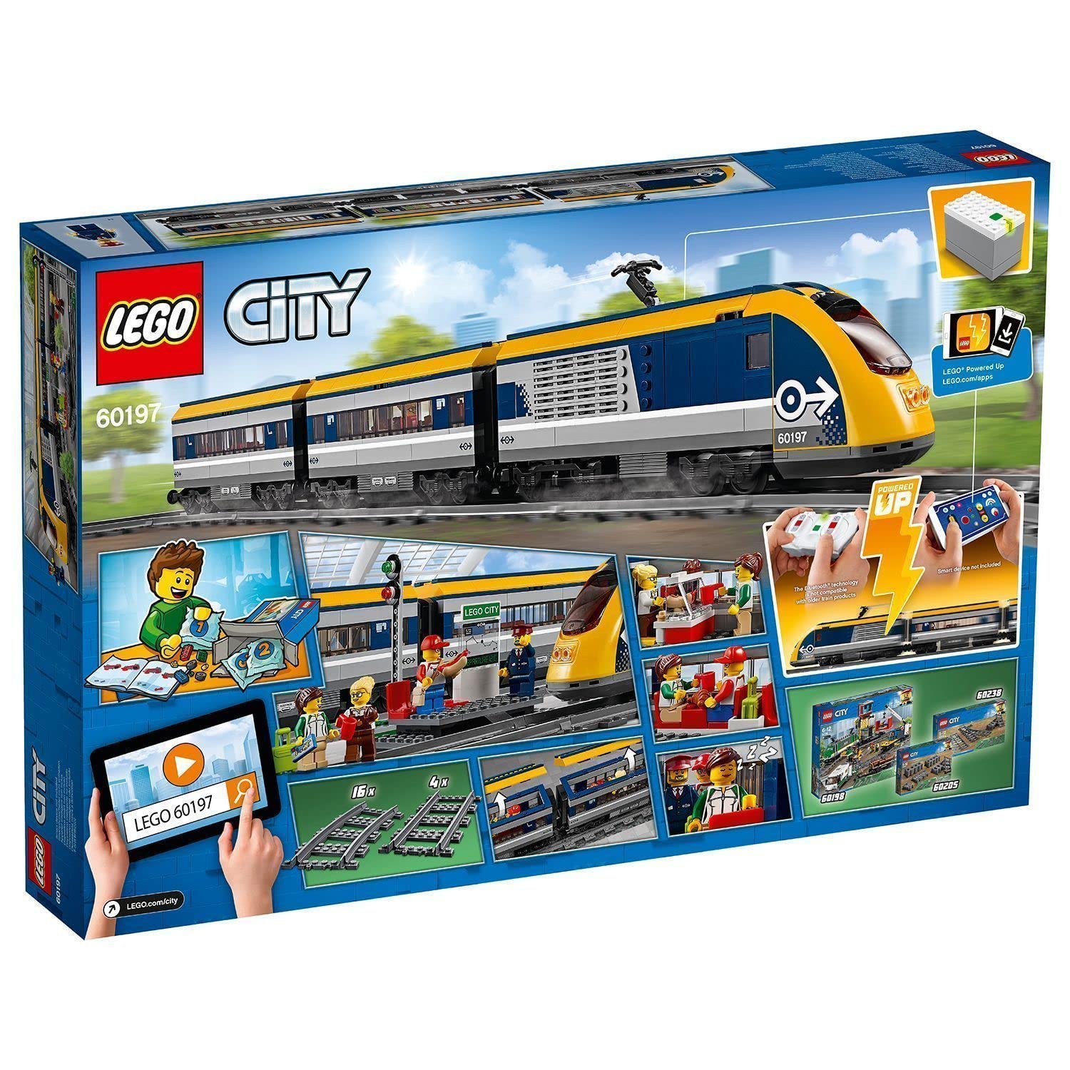 City Passenger Rc Train Toy, Construction Track Set for Kids