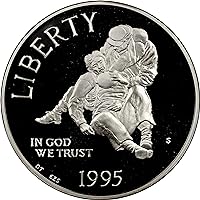 1995 S US Mint Civil War Commemorative Proof Silver Dollar - Exceptional Coin - Seller PR DCAM