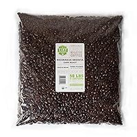 Fair Trade Organic Nicaragua Segovia Dark Roast | Whole Bean Coffee | USDA Organic | Fair Trade Certified | Carbon Negative | 3 Pound