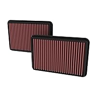 K&N Engine Air Filter: High Performance, Premium, Washable, Replacement Filter: Compatible with 2021-2023 Ram 1500, 33-5115
