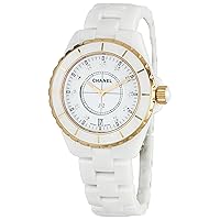 Chanel Men's H2180 J 12 White Dial Watch