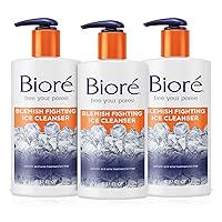 Bioré Ice Cleanser Face Wash, Blemish Fighting Cleanser Clears And Prevents Acne Breakouts