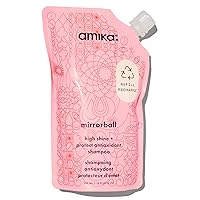 amika mirrorball high shine + protect antioxidant shampoo, 275ml