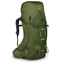 Osprey Aether 55L Men's Backpacking Backpack, Garlic Mustard Green, Large / X-Large