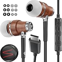 Symphonized USBC Earbuds for iPhone 15, Android Cell Phones, MacBook, iPad — Wired Headphones UBC C, Earphones for Android, USB C Headphones Wired, USB C Headphones for Apple, Ear phones for iPhone 15