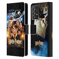 Head Case Designs Officially Licensed Harry Potter Poster 1 Sorcerer's Stone II Leather Book Wallet Case Cover Compatible with Samsung Galaxy A53 5G (2022)