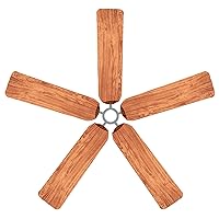 Redwood Ceiling Fan Blade Covers, Brown