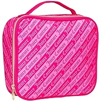 Juicy Couture Women's Cosmetic Bag - Makeup and Toiletries Travel Organizer, Compartments, Size One Size, Pink