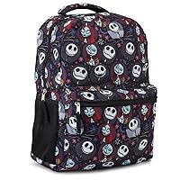 Disney The Nightmare Before Christmas Backpack | Jack Skellington Backpack | Officially Licenced School Bookbag (Black)