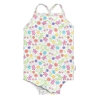 green sprouts Girls' Easy-Change Eco Swimsuit