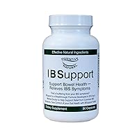IBSupport Supplement Breakthrough Formula - Balances Gut Health & Digestion - Combats Gas & Bloating - Helps Support IBS Symptoms - 90 Caps