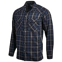 Vertx Canyon Valley Mens Tactical Flannel Shirt Long Sleeve Outdoor Work Shirts with Pockets, Tactical Operations Gear