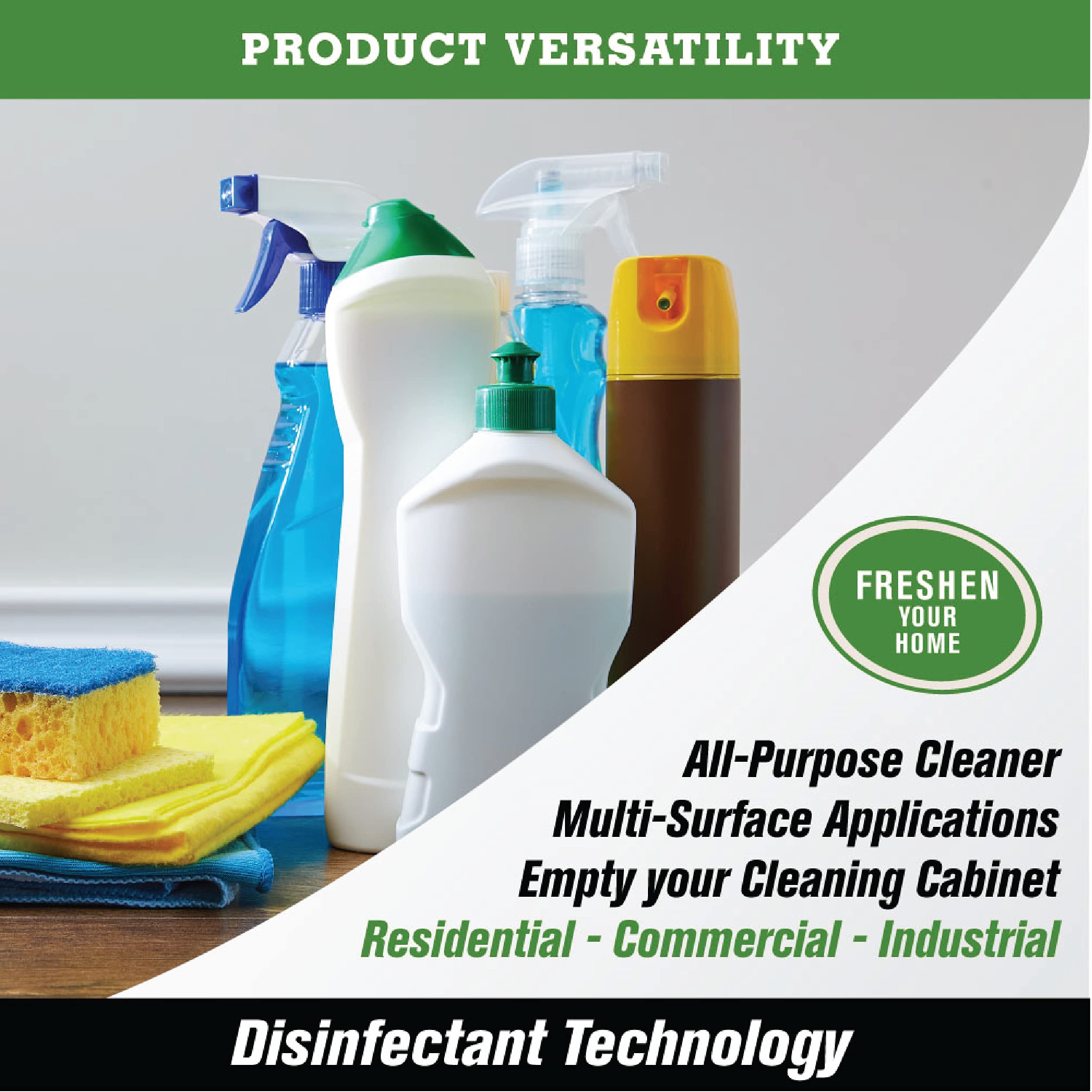 SNiPER Hospital Disinfectant, Odor Eliminator & All-Purpose Cleaner, 1 Gallon, 2-Pack