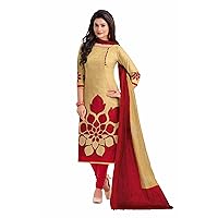 Miraan Women's Cotton Printed Readymade Salwar Suit