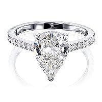 Kobelli 2.38 ct tw The Pear Hidden Halo Diamond Ring (GIA Certified)