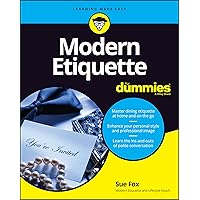 Modern Etiquette For Dummies Modern Etiquette For Dummies Paperback Audible Audiobook Kindle Mass Market Paperback Audio CD