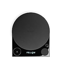 Fellow Tally Pro Studio Digital Coffee Scale - Precision Scale with Glass Top - Digital Kitchen Scale for Coffee & Small Goods up to 5 lbs - Measures in g, oz, lbs, & mm - Matte Black