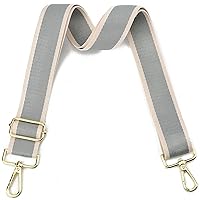 Wide Purse Strap Gold Hardware Shoulder Strap Adjustable Replacement Belt for Crossbody Canvas Bag Handbag Fashion Cross Body Strap for Purse