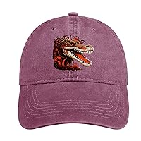 Crocodile Baseball Cap for Men Women Snapback Denim Hat Adjustable Trucker DAD Golf Tennis Polo Caps