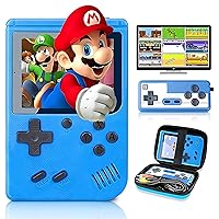 Retro Handheld Game Console with 400 Classical FC Games-3.0 Inches Screen Portable Video Game Consoles with Protective Shell-Handheld Video Games Support for Connecting TV & Two Players