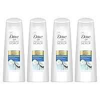 Dermacare Dandruff Shampoo for Dry Scalp Coconut & Hydration Anti-Dandruff Shampoo 12oz, Pack of 4