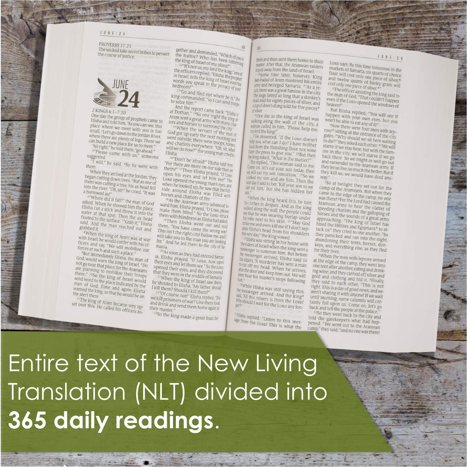 The One Year Bible NLT (Softcover): The Entire Bible in 365 Readings in the Clear and Trusted New Living Translation