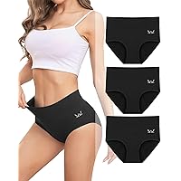 Heavy Flow High Absorbency Period Underwear Women, Leakproof Panties Postpartum Menstrual Hipster Briefs Teens 3 Pack