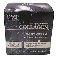 Deep Collagen Anti Aging Formula Night Cream, 1.69 fl. oz.