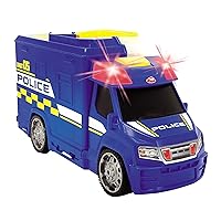DICKIE TOYS Push and Play SOS Rescue Police Patrol Car