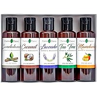 Massage Oil for Massage Therapy – Relaxing Massage Oil Kit, Pure Essential Oils for Skin Care, Jojoba, Sweet Almond, Vitamin E – Body Oil Massage Set