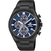 Casio EFS-S630DC-2AVUEF Men's Analogue Quartz Watch with Stainless Steel Strap, black