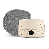 Yogasleep Dohm Classic (Tan) White Noise Machine + Travel Case, Sound Machine, Soothing Natural Sound from a Real Fan, Noise Cancelling, Sleep Therapy, Office Privacy, Travel