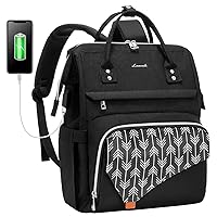 LOVEVOOK Laptop Backpack for Women,17 Inch Work Travel Bag Business Computer Bags Teacher Doctor Nurse Backpack Purse, College Backpack (Upgraded)