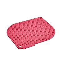 Honeycomb Silicone Pot Holder - Withstands Temperatures up to 220°C / 428°F - BPA-Free, Plastic Free, Food-Grade Silicone - Dishwasher Safe - Sienna Pink