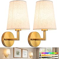 Wall Sconce Battery Operated Wall Light Fixure with Remote Control, Dimmable Battery Operated Wall Sconces Set Of Two, Indoor Wireless Wall Mounted Lamp with Rechargable Bulb For Bedroom Living Room (