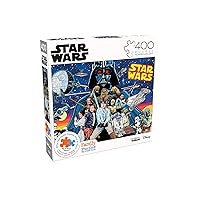 Buffalo Games - Star Wars - Comic Pinball Art - 400 Piece Jigsaw Puzzle for Families Challenging Puzzle Perfect for Family Time - 400 Piece Finished Size is 21.25 x 15.00