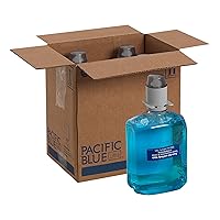 Georgia-Pacific Pacific Blue Ultra Foam Hair and Body Soap Refill by GP PRO (Georgia-Pacific),Refreshing Aloe Scent,43024,1200 mL Per Refill,4 Refills Per Case