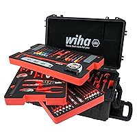 Wiha 92100 194 Piece Premium Kit In Rolling Tool Box