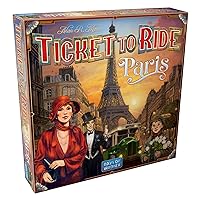 Ticket to Ride Paris Board Game - Train Route-Building Strategy Game with Detailed Parisian Buses, Fun Family Game for Kids & Adults, Ages 8+, 2-4 Players, 10-15 Min Playtime, Made by Days of Wonder