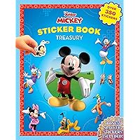 Phidal - Disney Mickey Mouse Clubhouse Sticker Book Treasury Activity Book for Kids Children Toddlers Ages 3 and Up, Holiday Christmas Birthday Gift
