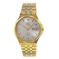 Orient TriStar Mens Classical Automatic Silver Dial Gold Watch AB02001W, FAB02001C