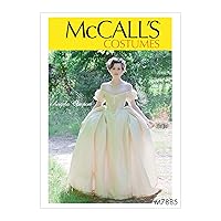 McCall's Women's Victorian Dress Costume Sewing Angela Clayton, Sizes 14-22 Patterns