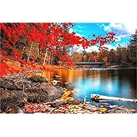 Wooden Jigsaw Puzzle - Autumn Lake 6000 Pieces - Jigsaw Puzzle as a Gift for Friends