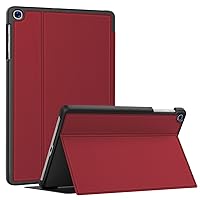 Galaxy Tab A 10.1 Case 2019, Premium Shock Proof Stand Folio Case,Multi- Viewing Angles, Soft TPU Back Cover for Samsung Galaxy Tab A 10.1 inch Tablet [SM-T510/T515/T517],Red